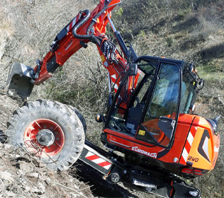 R755H Big Foot Forester - ROPS and FOPS certified cabin