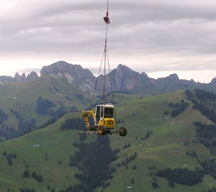 1500 Mobile - Transport mit dem Hubschrauber möglich