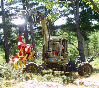 R1255 Big Foot Forester - Geeignet für Anbaugeräte mit hohem Leistungsbedarf