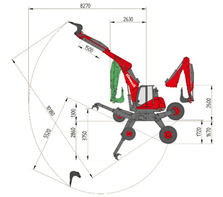 R1255 Big Foot - Vista lateral