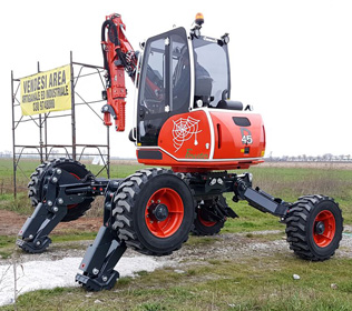 R45 Big Foot Forester - Modello con stabilizzatori anteriori