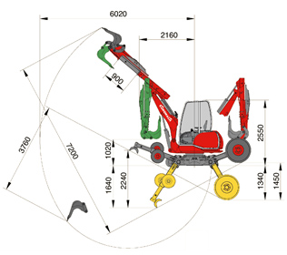 R45 - Vista laterale