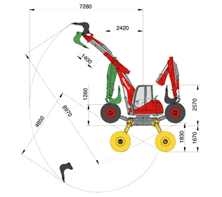 R555H Big Foot - Vista lateral