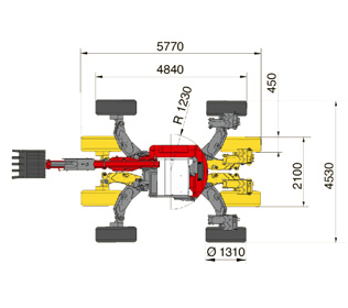 R65 SP Forester - Draufsicht