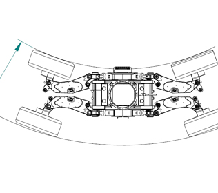 R65 SP Big Foot - Forester - Bending radius