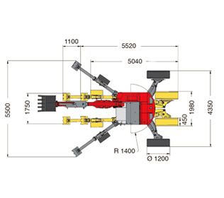 R955 Super - Ruote non sterzanti