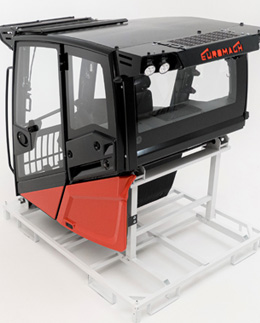 Cab for excavator