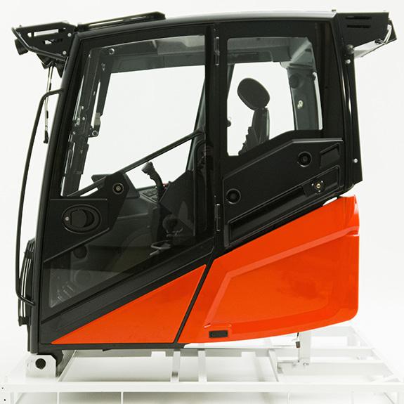 New excavator cab