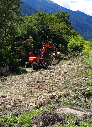 Excavator for ditches