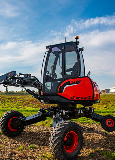 Walking excavator R455